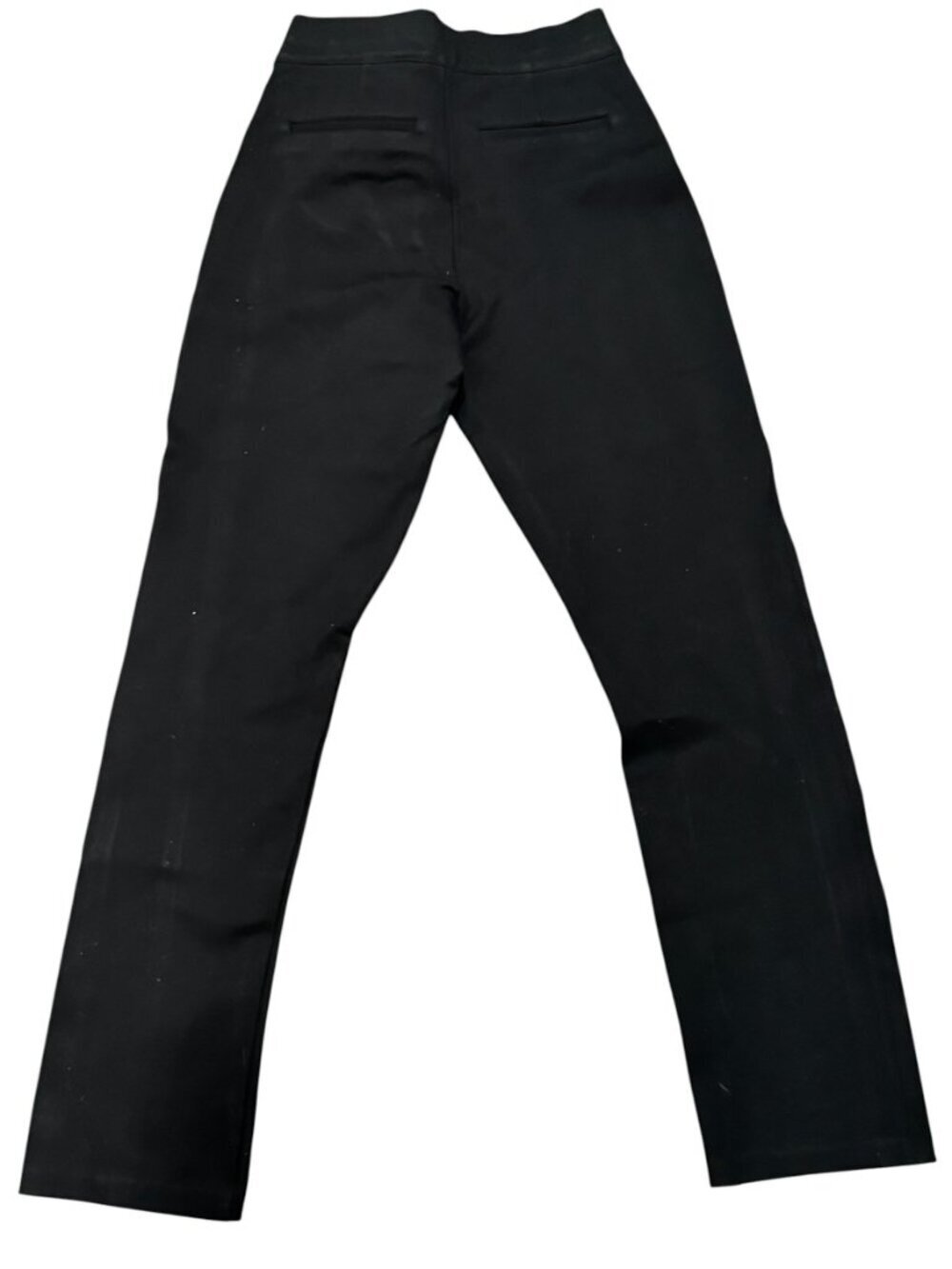 SPANX The Perfect Black Pant Cropped High Waist Back Seam Size Small Sleek Slim - Picture 6 of 6